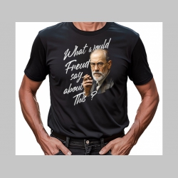 Sigmund Freud - čierne pánske tričko 100%bavlna Sigmund Freud - čierne pánske tričko 100%bavlna